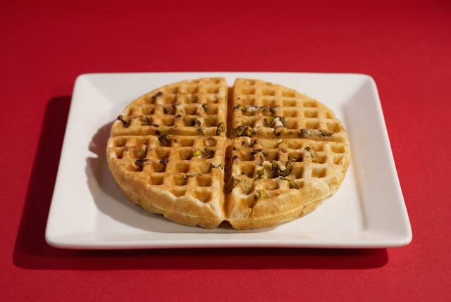 Pistachio Waffle.