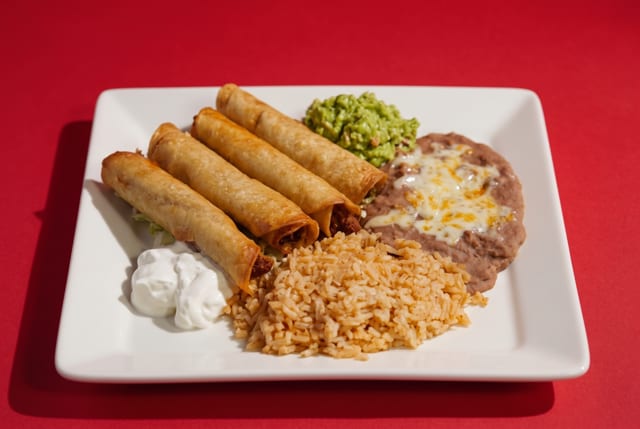 Chicken Flautas.
